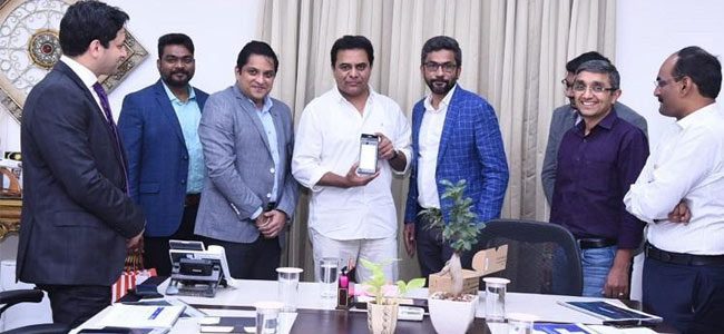 Telangana IT Minister KTR unveil ‘Payswiff’ android based POS 1